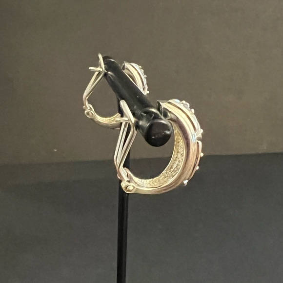 Sterling Silver Amethyst Earrings - Picture 5 of 7